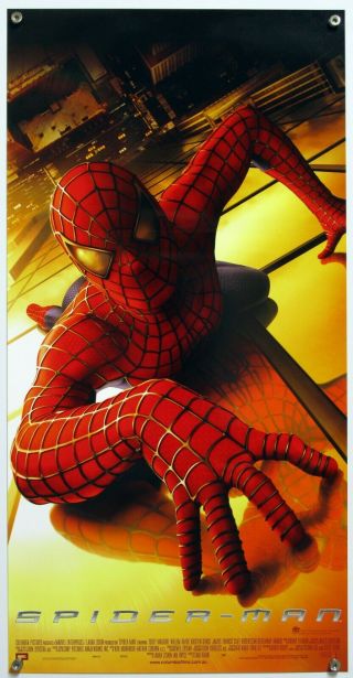 Spider - Man Tobey Maguire Kirsten Dunst Sam Raimi Marvel Comics Aus Daybill 2002