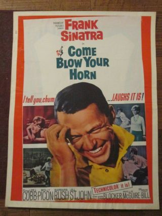 Come Blow Your Horn - Movie Poster - Frank Sinatra