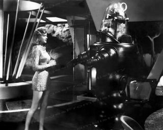 8x10 Print Anne Francis Robby The Robot Forbidden Planet 1957 Af02