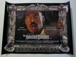 Haunted Mansion Movie Poster (uk Quad) - Eddie Murphy