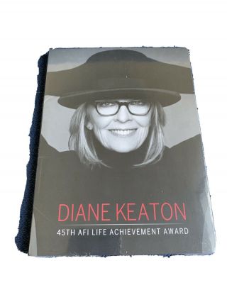 Diane Keaton 45th Afi Lifetime Achievement Award Program Rare