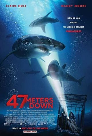 47 Meters Down Movie Poster 27x40