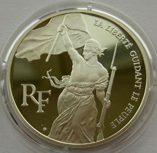 France Silver 100 Francs 1994 Liberte De Delacroix Louvre Proof Coin