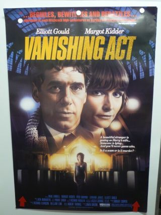 Vanishing Act Mike Farrell Margot Kidder Fred Gwynne Home Video Poster 1986