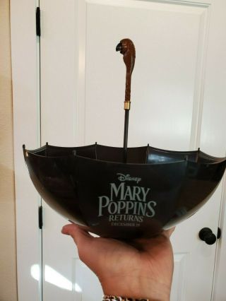 Disney Mary Poppins Returns Collectable Umbrella Movie Popcorn Bucket -