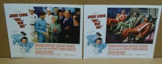 2 Diff Way Way Out Movie Lobby Card (s) 1966 Jerry Lewis Connie Stevens