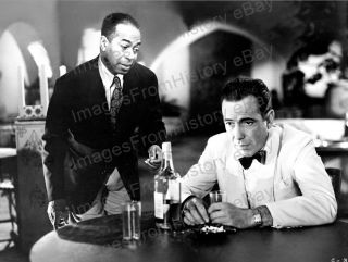 8x10 Print Humphrey Bogart Dooley Wilson Casablanca 1942 4863