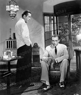 8x10 Print Humphrey Bogart Paul Henreid Casablanca 1942 4712