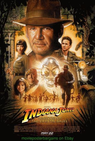 Indiana Jones 4 Movie Poster,  Lotr Mini - Sheet,  Die Hard Button Harrison Ford