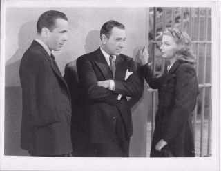 Humphrey Bogart,  George Raft & Ann Sheridan In They Drive By Night - 1940 Still