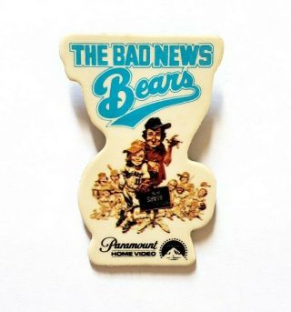 Vintage Paramount Movie Promo Pin 7 The Bad News Bears Walter Matthau Baseball