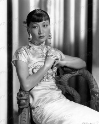 8x10 Print Anna May Wong Paramount Portrait 1937 3589