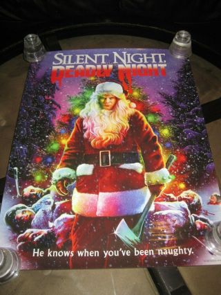 Silent Night Deadly Night Scream Factory Exclusive Limited Edition Poster Oop