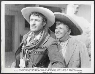Western The Cisco Kid Gilbert Roland 1940s Promo Photo Robin Hood
