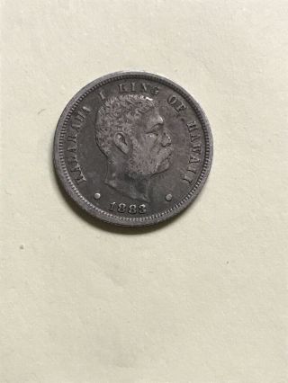 1883 Hawaii Silver Dime