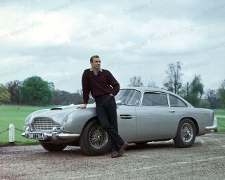 8x10 Print Sean Connery Aston Martin Db5 James Bond Goldfinger 1964 Nadg