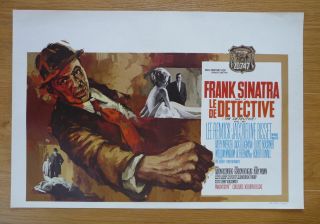 Detective Frank Sinatra Belgian Movie Poster 