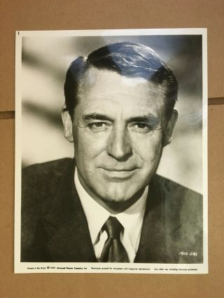 Cary Grant,  1960 Vintage Press Headshot Photo