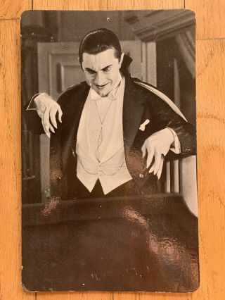 1967 Personality Poster - Card Of Bela Lugosi As Dracula In The 1931 Movie