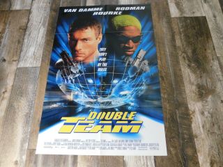 Double Team 1997 27x40 Movie Poster Dennis Rodman Action