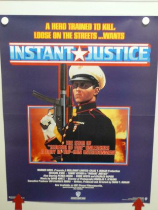 Instant Justice Michael Pare Tawny Kitaen Peter Crook Home Video Poster 1986