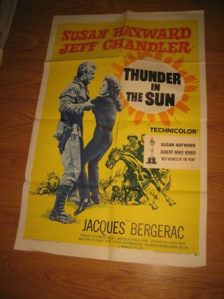 Thunder In The Sun 1sh Movie Poster