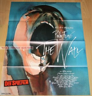 Pink Floyd The Wall - Bob Geldof Rare German Poster