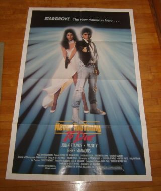 1987 Never Too Young To Die One - Sheet Movie Poster John Stamos