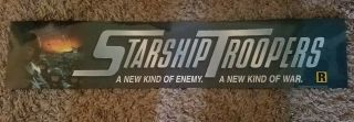 Starship Troopers Movie Mylar Rare & In Vf - Nm