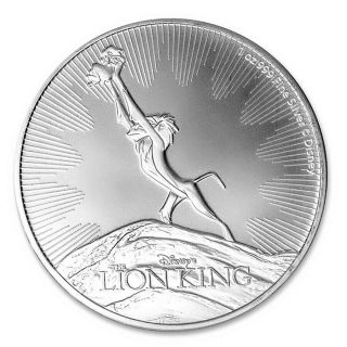 2020 Niue Disney Lion King Circle of Life 1 oz.  999 Silver Coin - NGC MS 68 2
