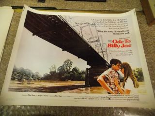 Ode To Billy Joe (1976) Robby Benson 1/2 Sheet Poster 22 " By28 "