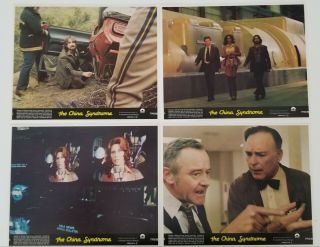 Vintage 1979 The China Syndrome Color Movie Stills Set Of 4 Fonda Douglas Lemmon