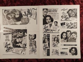 Love Letters 1945 Ayn Rand Movie Press Kit Advertisements