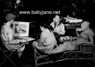 005 Elsa Lanchester Boris Karloff Candid On Set Bride Of Frankenstein Photo