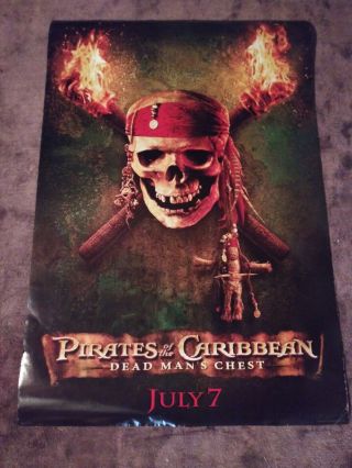 Pirates Of The Caribbean Dead Mans Chest Poster Ds Advance July 7 27x40