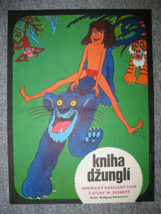 The Jungle Book - Movie Poster - Walt Disney