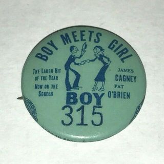 1938 Boy Meets Girl James Cagney Pat O 
