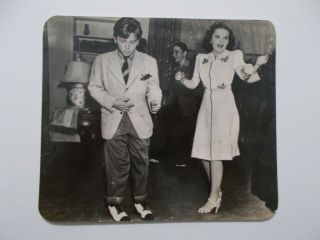 Vintage Press Photo Judy Garland And Mickey Rooney Dancing