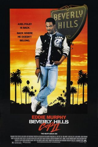 Beverly Hills Cop Ii (1987) Movie Poster - Rolled