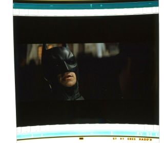 The Dark Knight Rises 70mm Imax Film Cell - Batman - Christian Bale (4649) Nolan