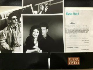 1991 Movie Press Kit Run - 8x10 B&w Photos Patrick Dempsey Kelly Preston