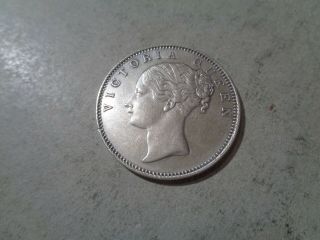 1 Silver Rupee Victoria East India Company 1840 Au