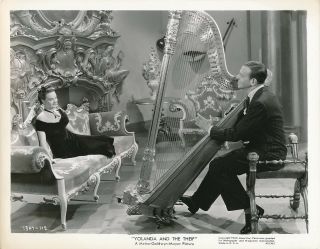 Fred Astaire Harp Lucille Bremer Vintage Yolanda And Thief Mgm Photo