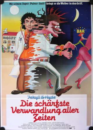 Jekyll & Hyde.  Together Again German Movie Poster Blankfield,  Bess Armstrong