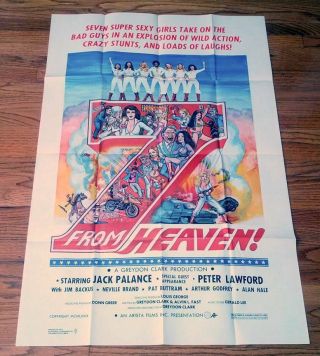 7 From Heaven (angels Revenge / Brigade) Movie Poster One Sheet Jack Palance