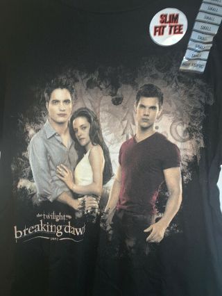 Twilight Breaking Dawn Bella Edward Jacob Shirt Small With Tags Hot Topic