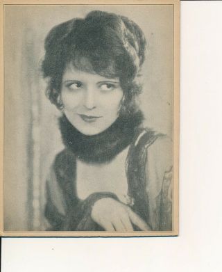 Clara Bow Vintage 1920s Studio Silent Dbw Portrait Photo