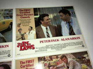 IN - LAWS Movie Lobby Card Posters 1979 Peter Falk Alan Arkin Comedy 2