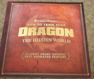How To Train Your Dragon The Hidden World Press Book Fyc Dreamworks.