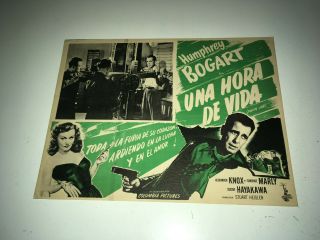 Tokyo Joe Movie Lobby Card Poster 1949 Humphrey Bogart Film Noir Crime Passport